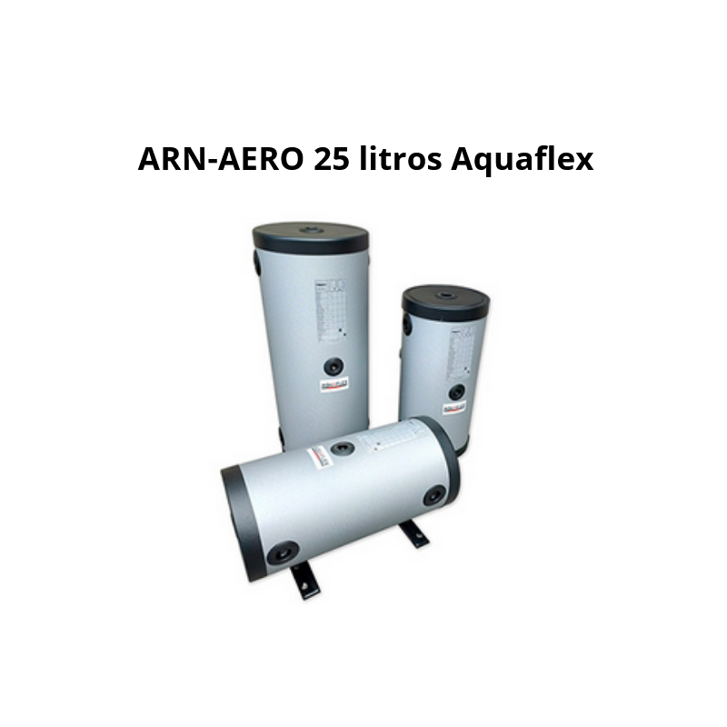 Ahorra energía y aumenta la vida útil de tu aerotermia con el depósito de inercia ARN-AERO 25 litros de Aquaflex.