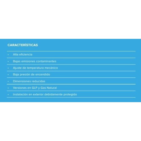 Calentador atmósferico Climax AT 110