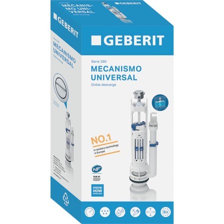 Mecanismo de descarga universal Geberit serie 290