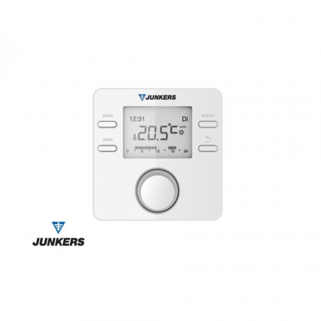 Termostato Junkers CR 80 RF: Control Inteligente de Calefacción y Agua Caliente