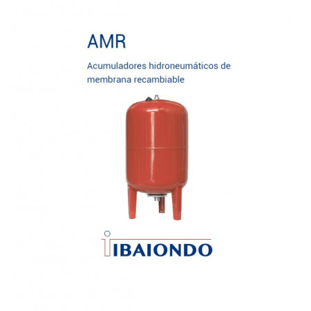 Vaso de expansión Ibaiondo 100 litros vertical con patas (serie AMR)