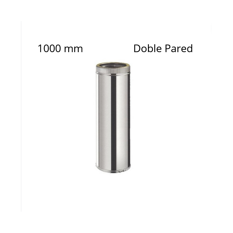 Tramo de chimenea de Acero Inox 1000 mm Bofill DP d.125