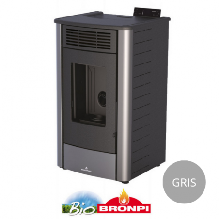 Estufa de pellets Bronpi Rita 8 kW: Calefacción eficiente y sostenible para tu hogar