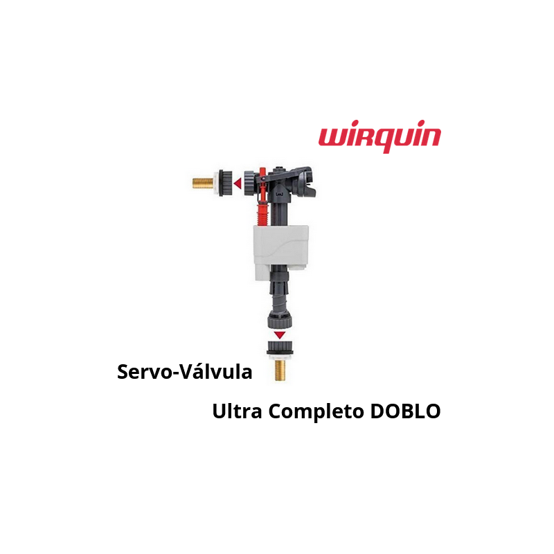 Grifo doble flotador Wirquin Servo-Válvula ultra completo DOBLO